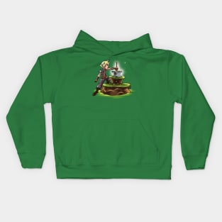 The Buster Sword in the Stone Kids Hoodie